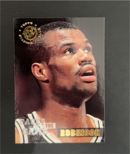 1994-95 Topps Stadium Club Faces of the Game #354 David Robinson — front