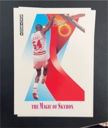 1991-92 SkyBox #566 Horace Grant — front