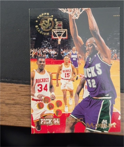 1994-95 Topps Stadium Club #290 Eric Mobley — front