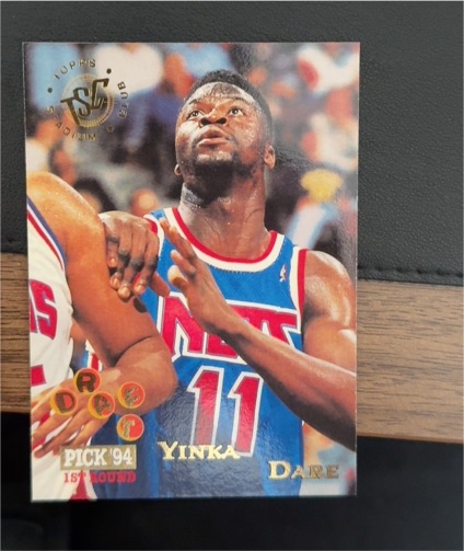 1994-95 Topps Stadium Club #265 Yinka Dare — front
