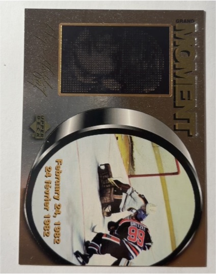 1998-99 McDonald's Upper Deck Gretzky's Moments #M2 Wayne Gretzky — front