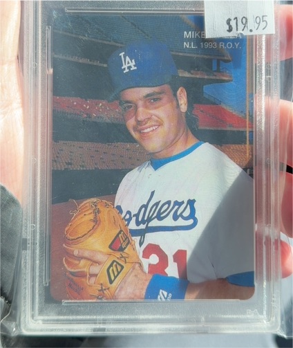 1994 Mother's Cookies #3 Mike Piazza — front