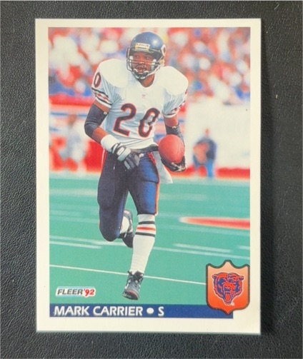 1992 Fleer #37 Mark Carrier — front