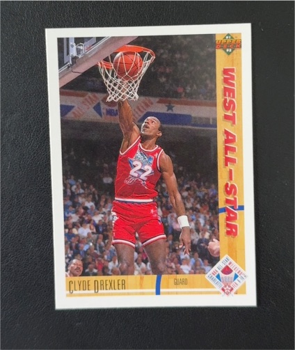 1991-92 Upper Deck #53 Clyde Drexler West All-Star — front