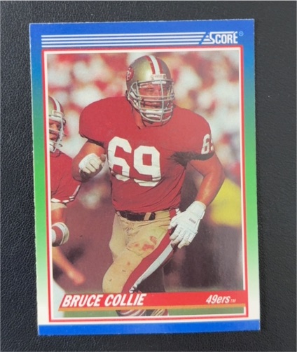 1990 Score #365 Bruce Collie — front