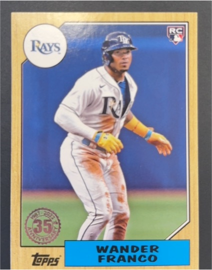 2022 Topps Update Series - 1987 Topps Baseball #87TBU-48 Wander Franco — front
