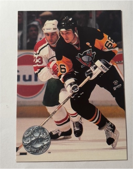 1991-92 Pro Set Platinum #91 Mario Lemieux — front