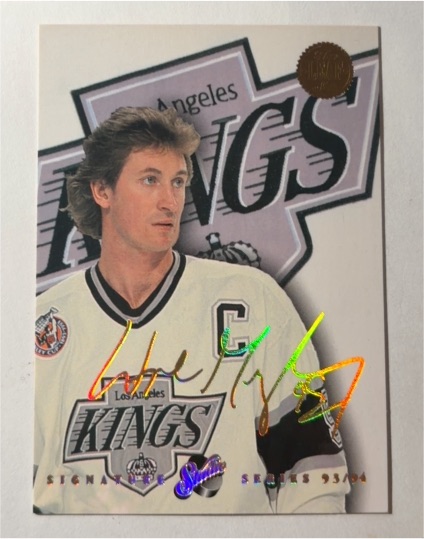 1993-94 Leaf Studio Signature #4 Wayne Gretzky — front