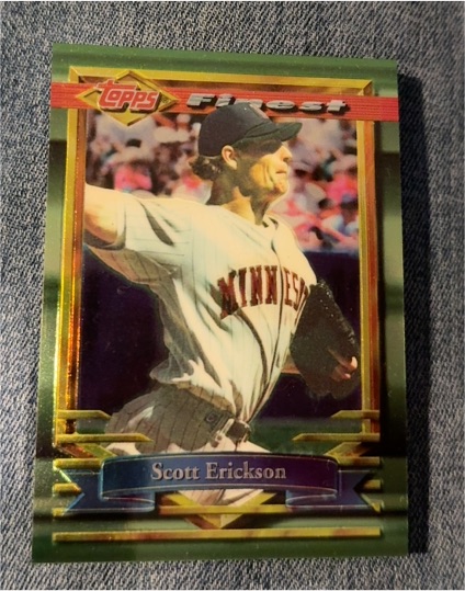 1994 Topps Finest #166 Scott Erickson — front