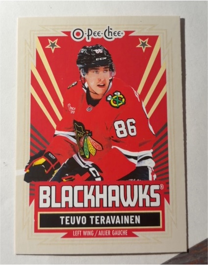 2025-26 O-Pee-Chee #446 Teuvo Teravainen Chicago Blackhawks — front