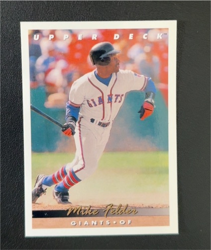 1993 Upper Deck #186 Mike Felder — front