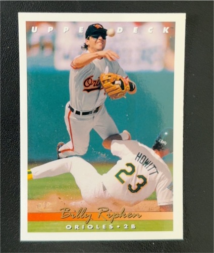1993 Upper Deck #181 Billy Ripken Baltimore Orioles — front