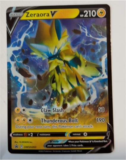 2022 Pokémon SWSH #263 Zeraora V — front