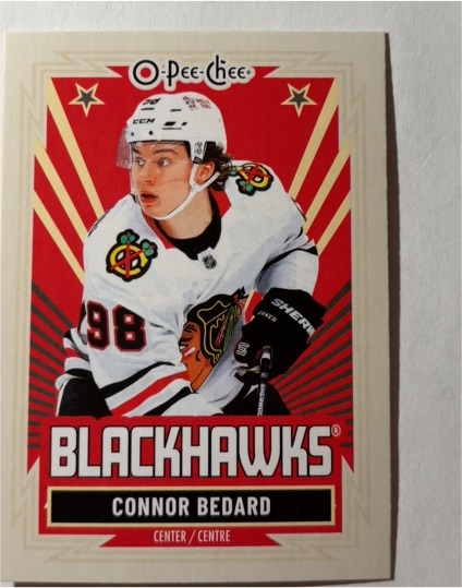 2025-26 O-Pee-Chee #456 Connor Bedard — front