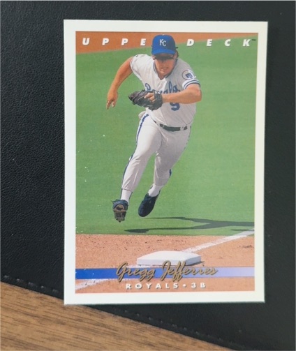 1993 Upper Deck #176 Gregg Jefferies — front