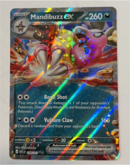 Mandibuzz ex 139/217 Ascended Heroes — front