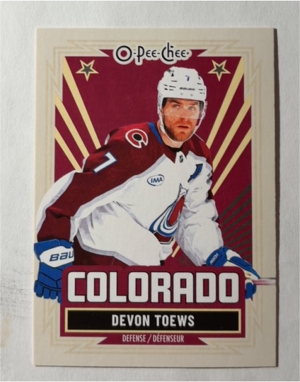 2024-25 O-Pee-Chee Retro #119 Devon Toews — front
