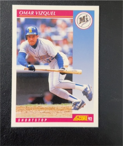 1992 Score #162 Omar Vizquel — front
