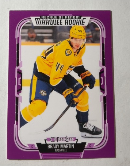 2025-26 O-Pee-Chee Marquee Rookie #589 Brady Martin — front