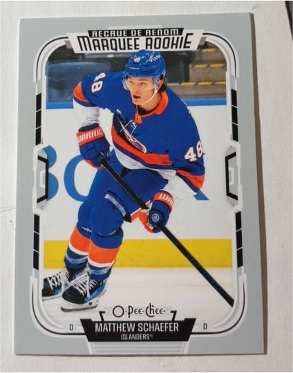 2025-26 O-Pee-Chee #592 Matthew Schaefer — front