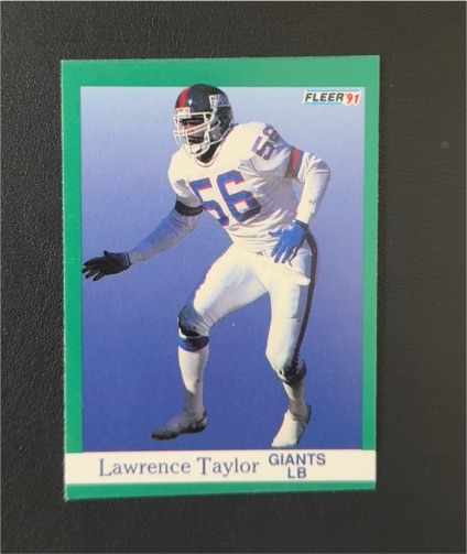 1991 Fleer #319 Lawrence Taylor — front