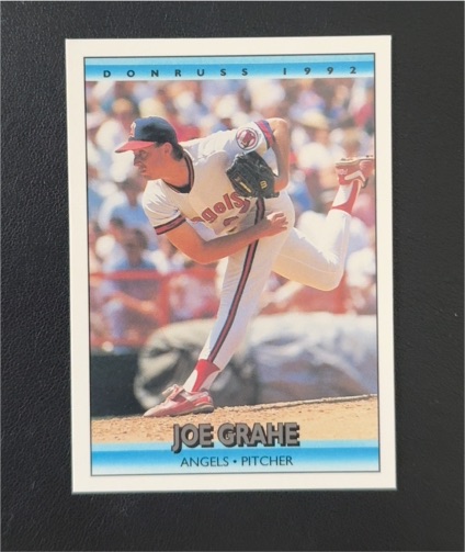 1992 Donruss #445 Joe Grahe California Angels — front