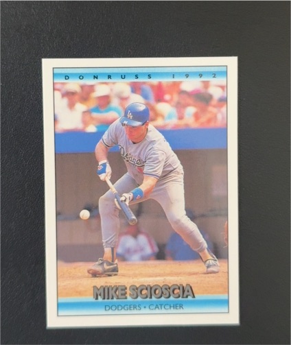 1992 Donruss #480 Mike Scioscia — front