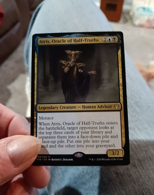 2020 Magic: The Gathering Theros Beyond Death #209 Atris, Oracle of Half-Truths — front