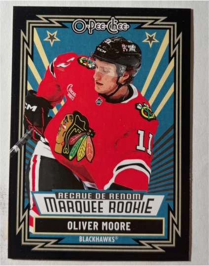 2025-26 O-Pee-Chee #558 Oliver Moore — front