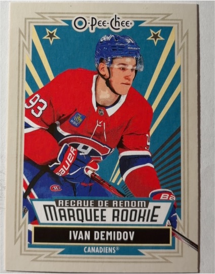 2025-26 O-Pee-Chee #542 Ivan Demidov Marquee Rookie Retro — front