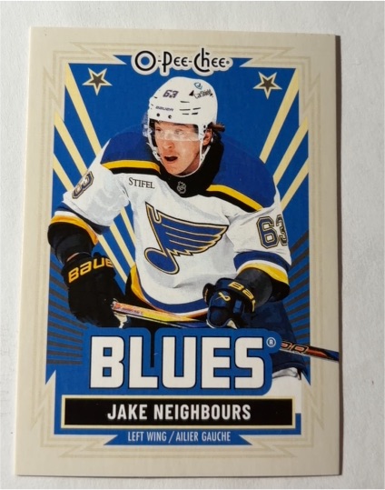 2025-26 O-Pee-Chee #324 Jake Neighbours — front
