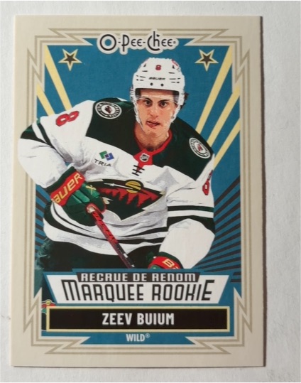 2025-26 O-Pee-Chee #543 Zeev Buium Retro Marquee Rookie — front