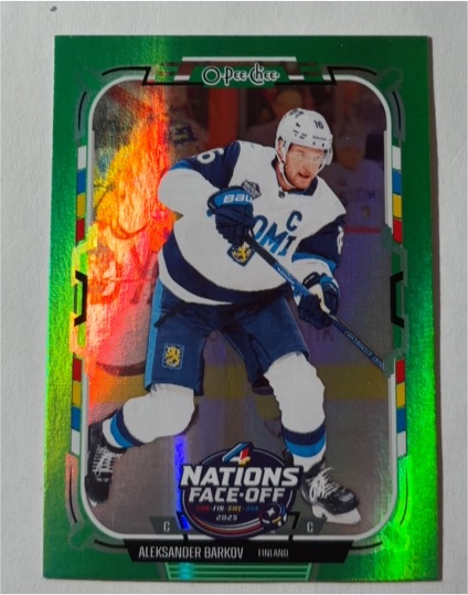 2025-26 O-Pee-Chee 4 Nations Face-Off #514 Aleksander Barkov — front