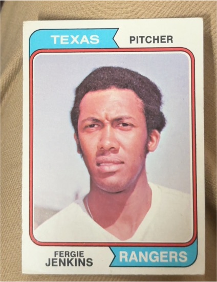 1974 Topps #87 Fergie Jenkins Texas Rangers — front