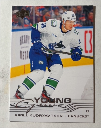 2025-26 Upper Deck Series 2 #468 Kirill Kudryavtsev — front