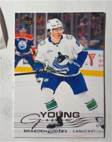 2025-26 Upper Deck Series 2 #497 Braeden Cootes — front