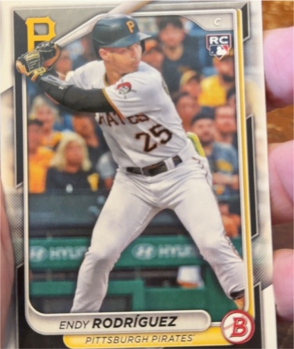 2024 Bowman #68 Endy Rodriguez — front