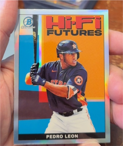 2022 Bowman Chrome #HIFI-25 Pedro Leon — front