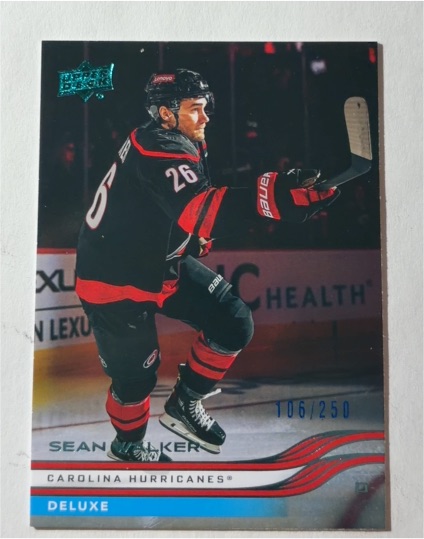 2025-26 Upper Deck #276 Sean Walker Carolina Hurricanes — front