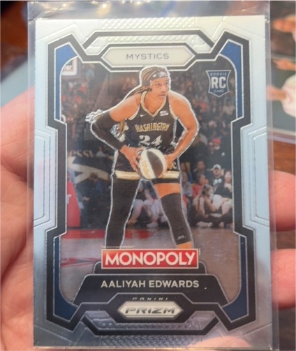 2024 Panini Prizm Monopoly WNBA #13 Aaliyah Edwards — front