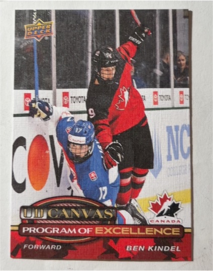 2025-26 Upper Deck Series 2 Canvas Program of Excellence #C-261 Ben Kindel — front