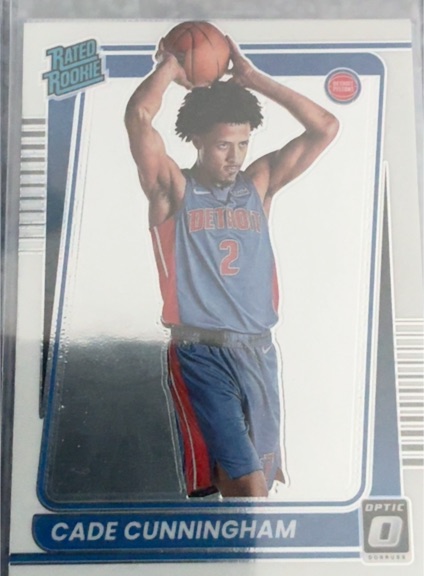 2021-22 Panini Donruss Optic #161 Cade Cunningham Rated Rookie — front
