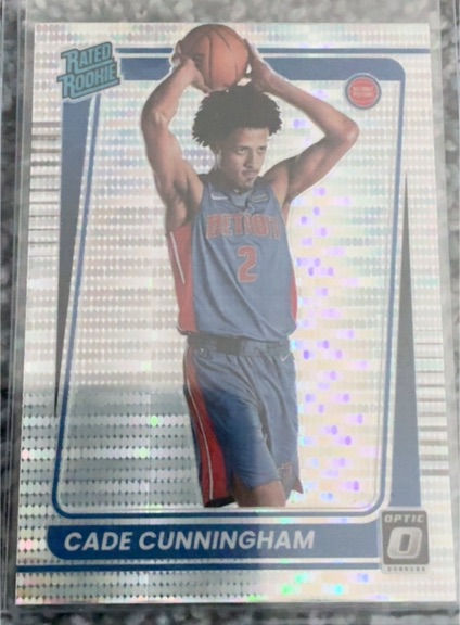 2021-22 Panini Donruss Optic #161 Cade Cunningham — front