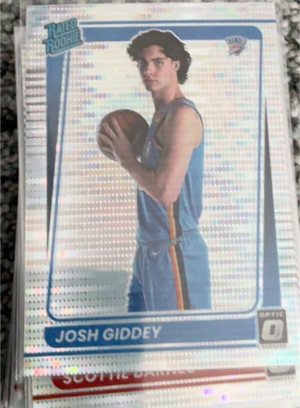 2021-22 Panini Donruss Optic #152 Josh Giddey — front