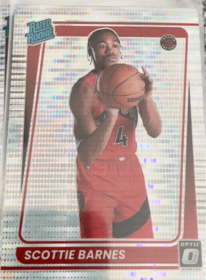 2021-22 Donruss Optic #186 Scottie Barnes — front