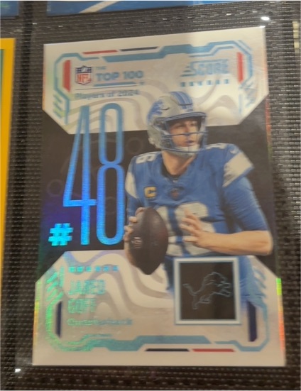 2025 Panini Score Top 100 #48 Jared Goff — front