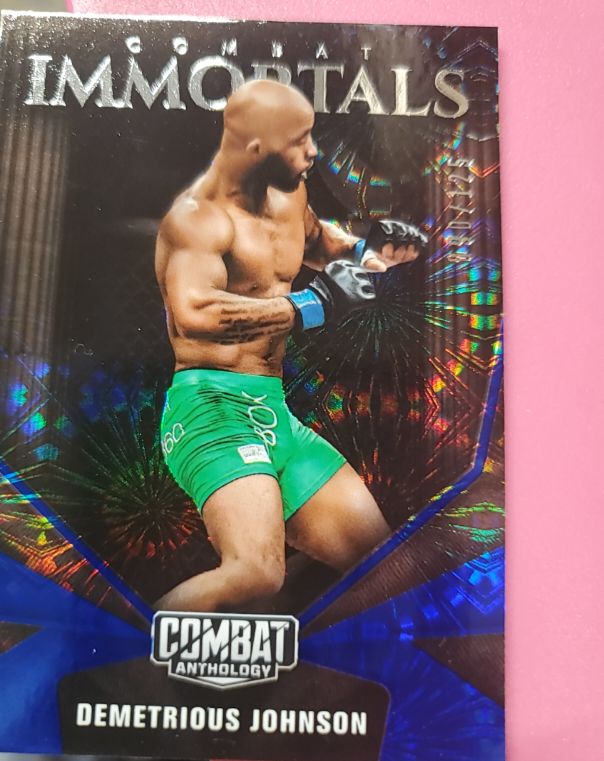 2025 Panini Combat Anthology #18 Demetrious Johnson Combat Immortals — front