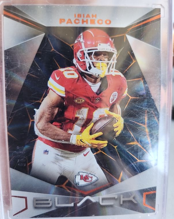 2024 Panini Black #55 Isiah Pacheco — front