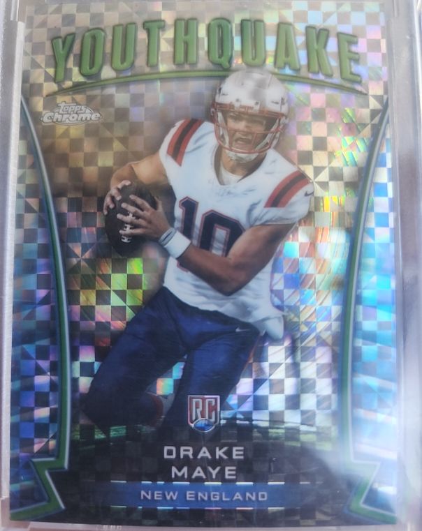2024 Topps Chrome Youthquake #Y-2 Drake Maye — front