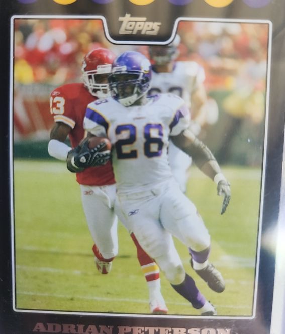 2008 Topps #290 Adrian Peterson — front